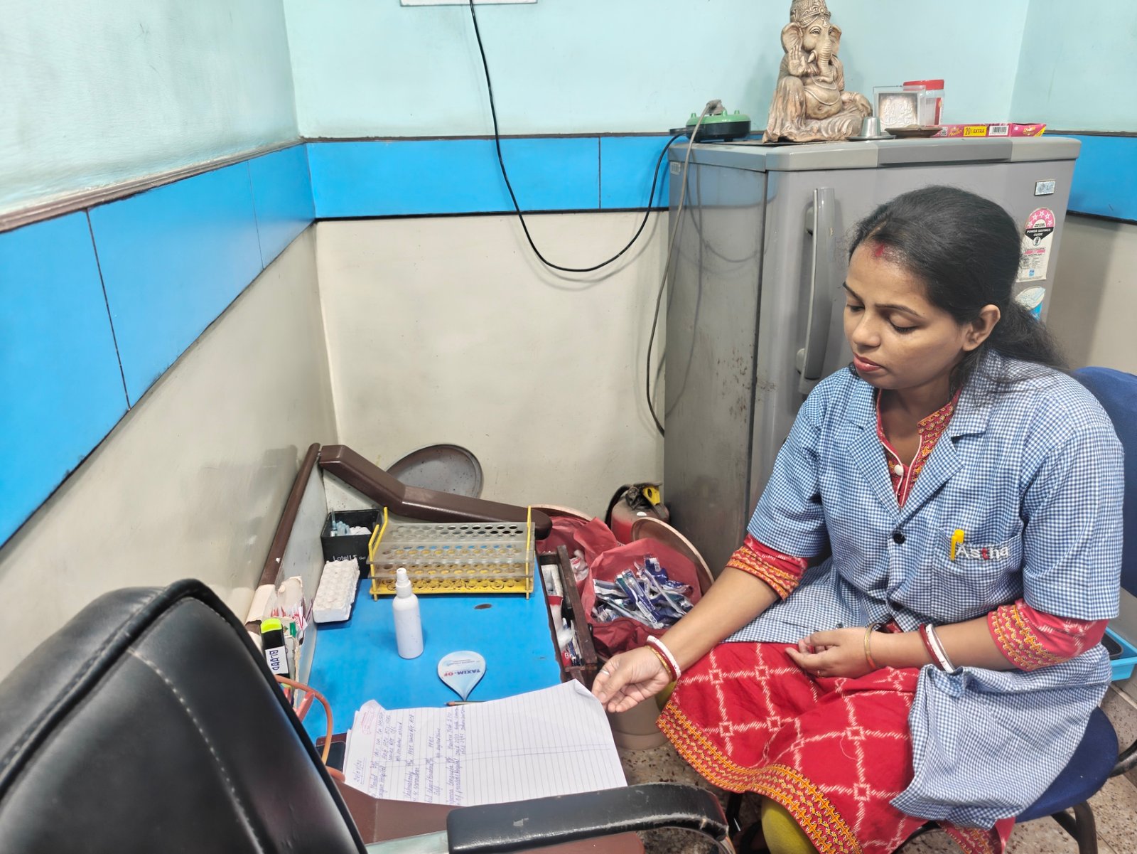 Blood Sample Collection Area